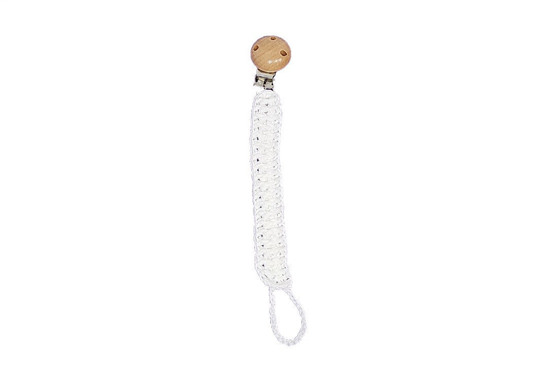 Chupetero de crochet Relieve