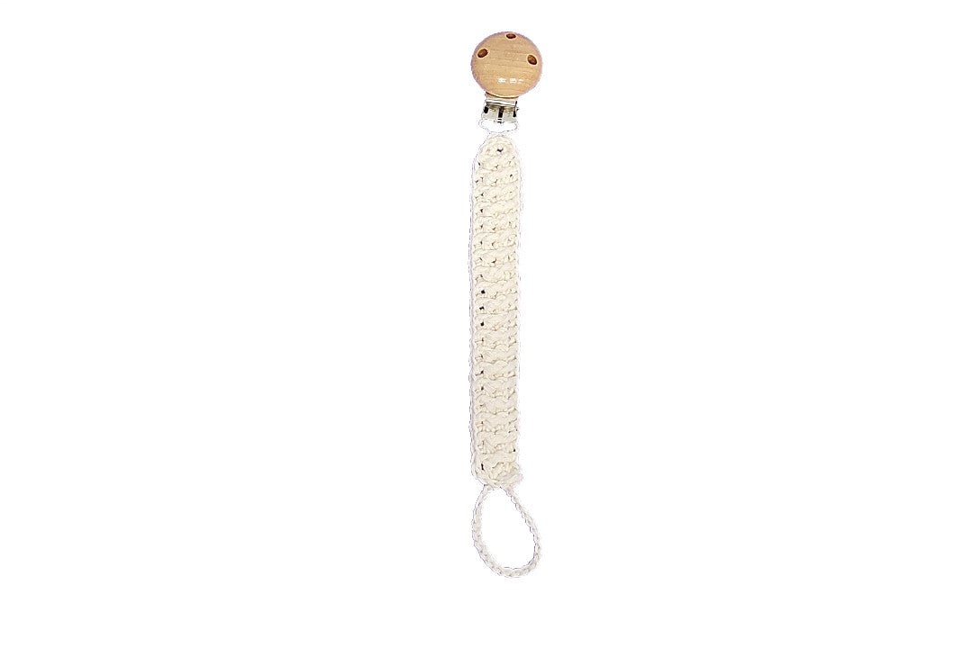 Chupetero de crochet Relieve