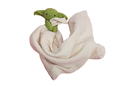 Mantita de apego de Baby Yoda
