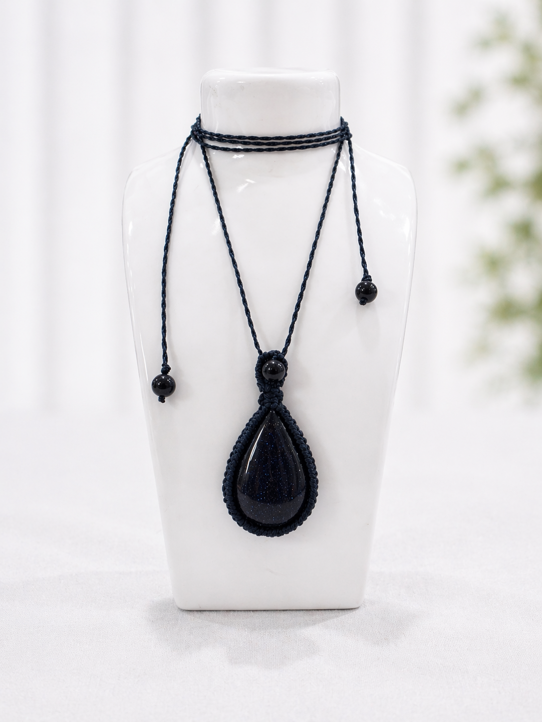 Collar de Sunstone azul