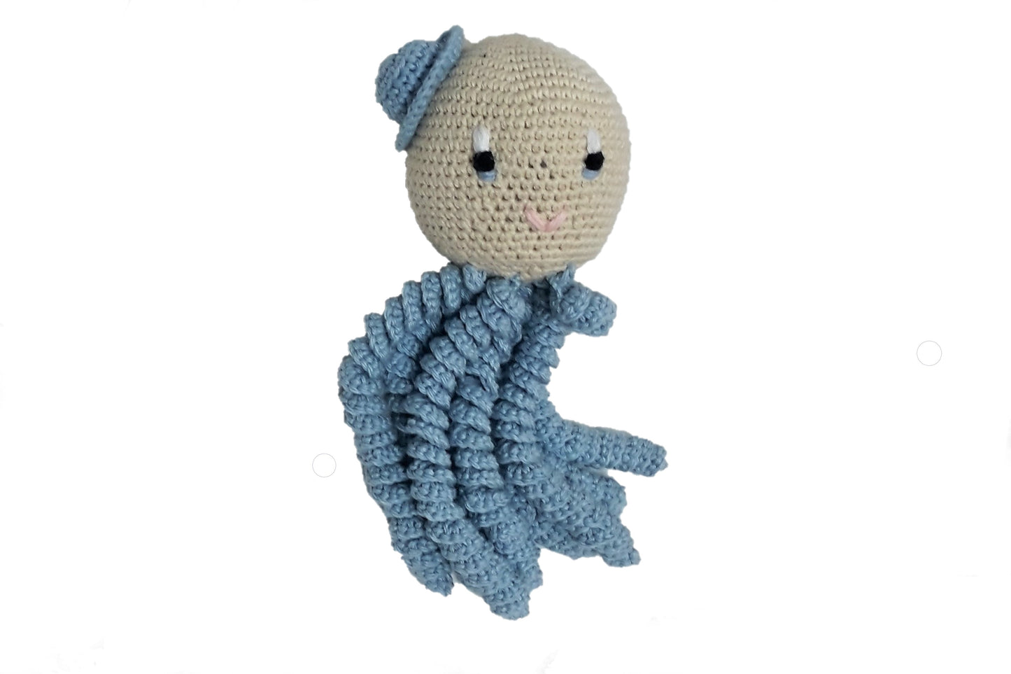 Pulpo amigurumi con sombrero (varios colores)