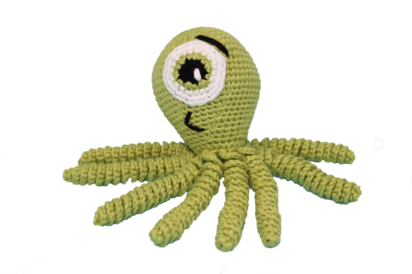 Pulpo de crochet para bebé disfrazado de monstruo