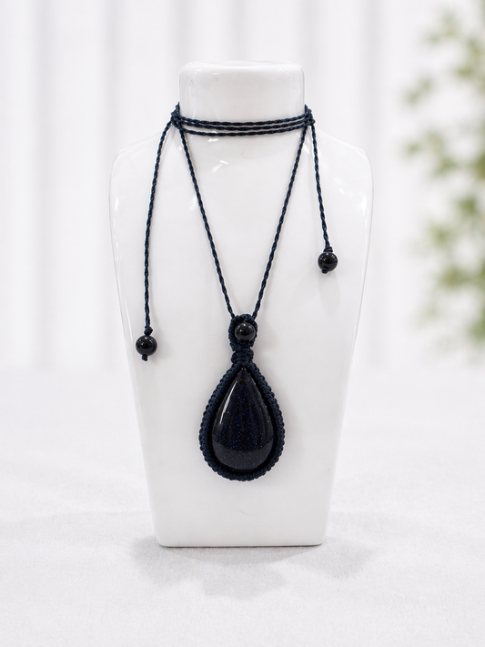 Collar de Sunstone azul