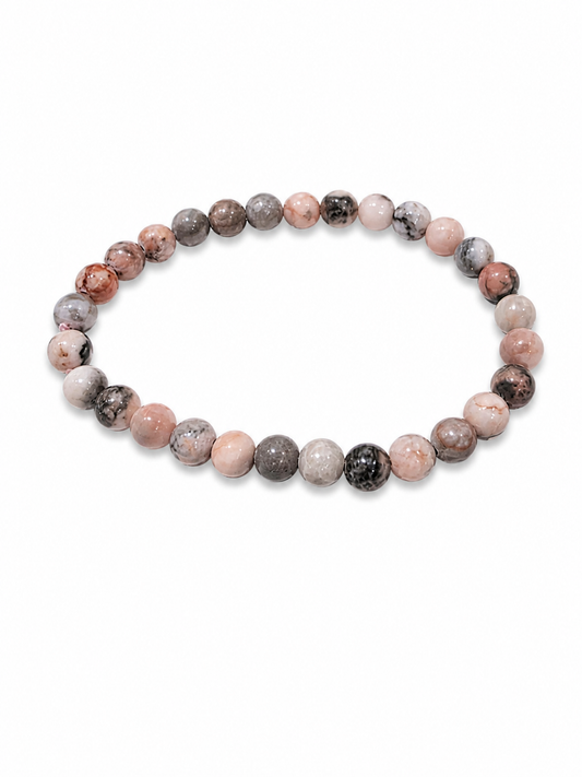 Pulsera de Jaspe Pink Zebra 6mm