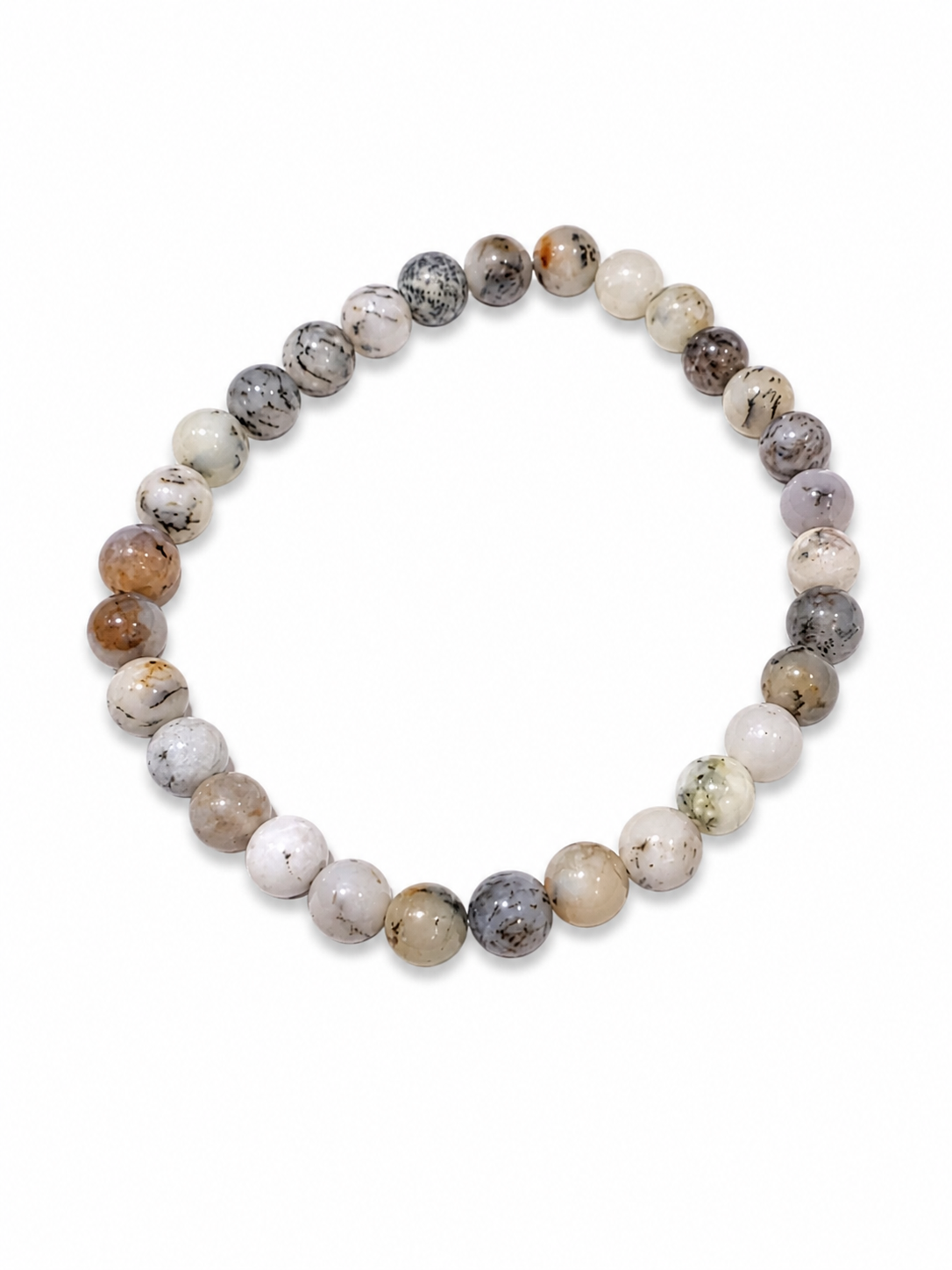 Pulsera de Ágata Dendrítica 6mm